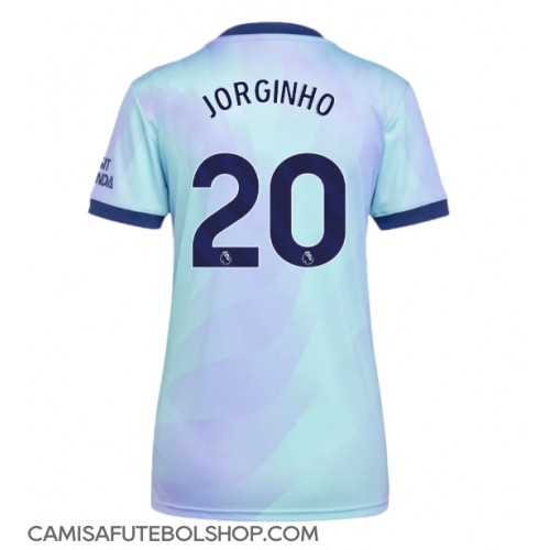 Camisa de time de futebol Arsenal Jorginho Frello #20 Replicas 3º Equipamento Feminina 2024-25 Manga Curta